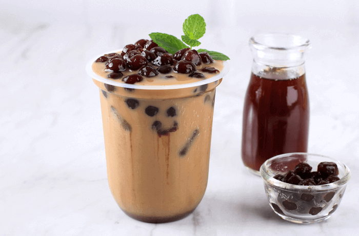 Boba Latte with Coffee