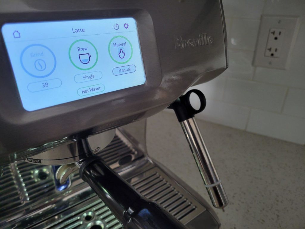 Breville Oracle Touch Milk Manual Mode