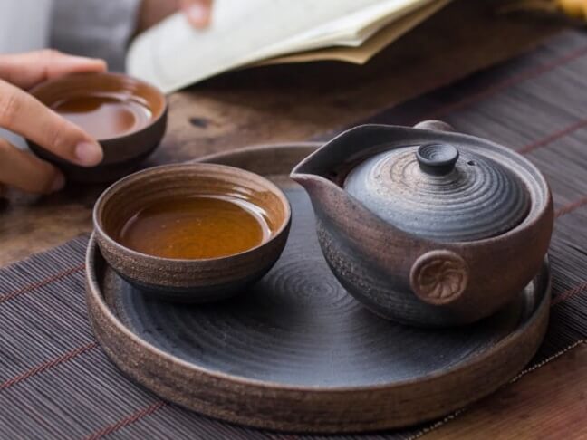 Portable Ceramic Gonfu Tea Set
