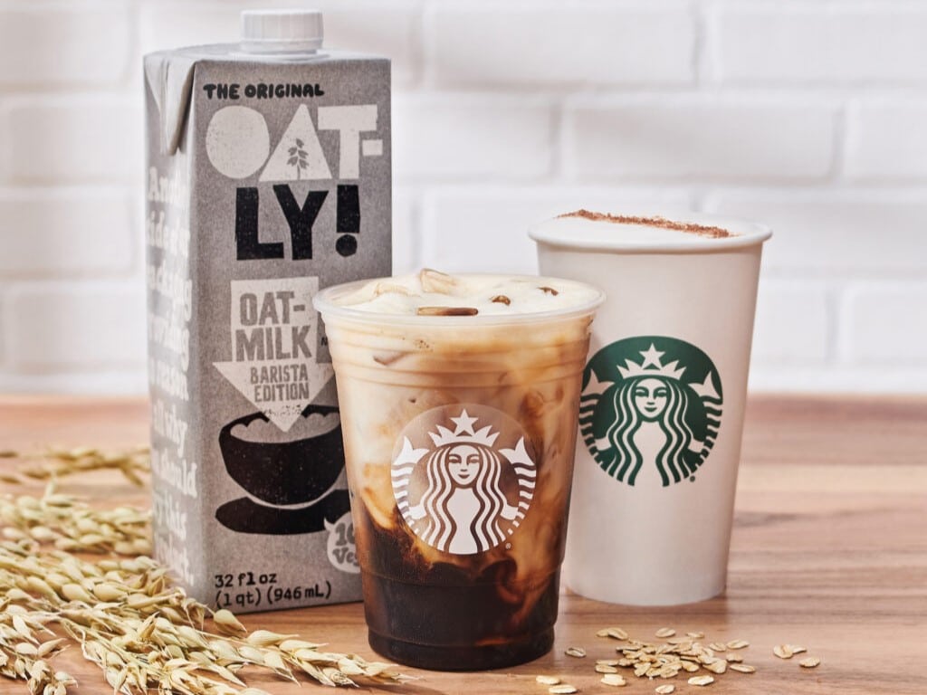 Oatly Starbucks oat milk