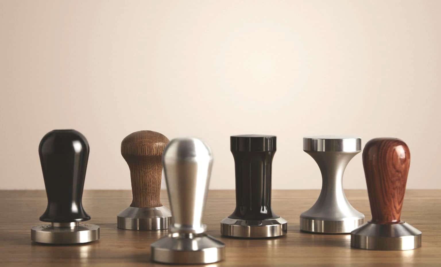 Types of coffee tampers