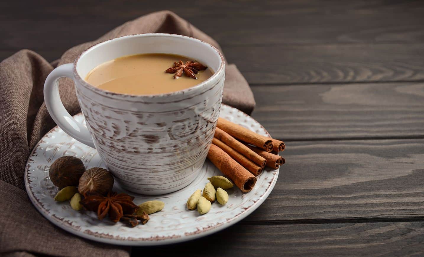 Strong bodied teas like chai are best with milk